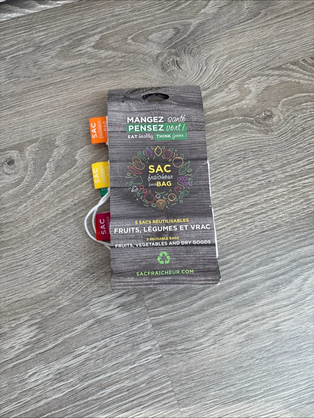 Sac Fraicheur Reusable Produce Bags - 5 Pack thumbnail