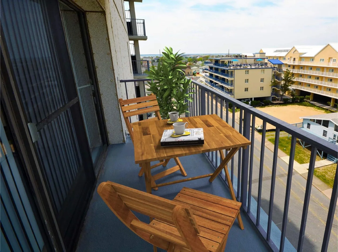 Folding Wooden Table - 29 inch square thumbnail