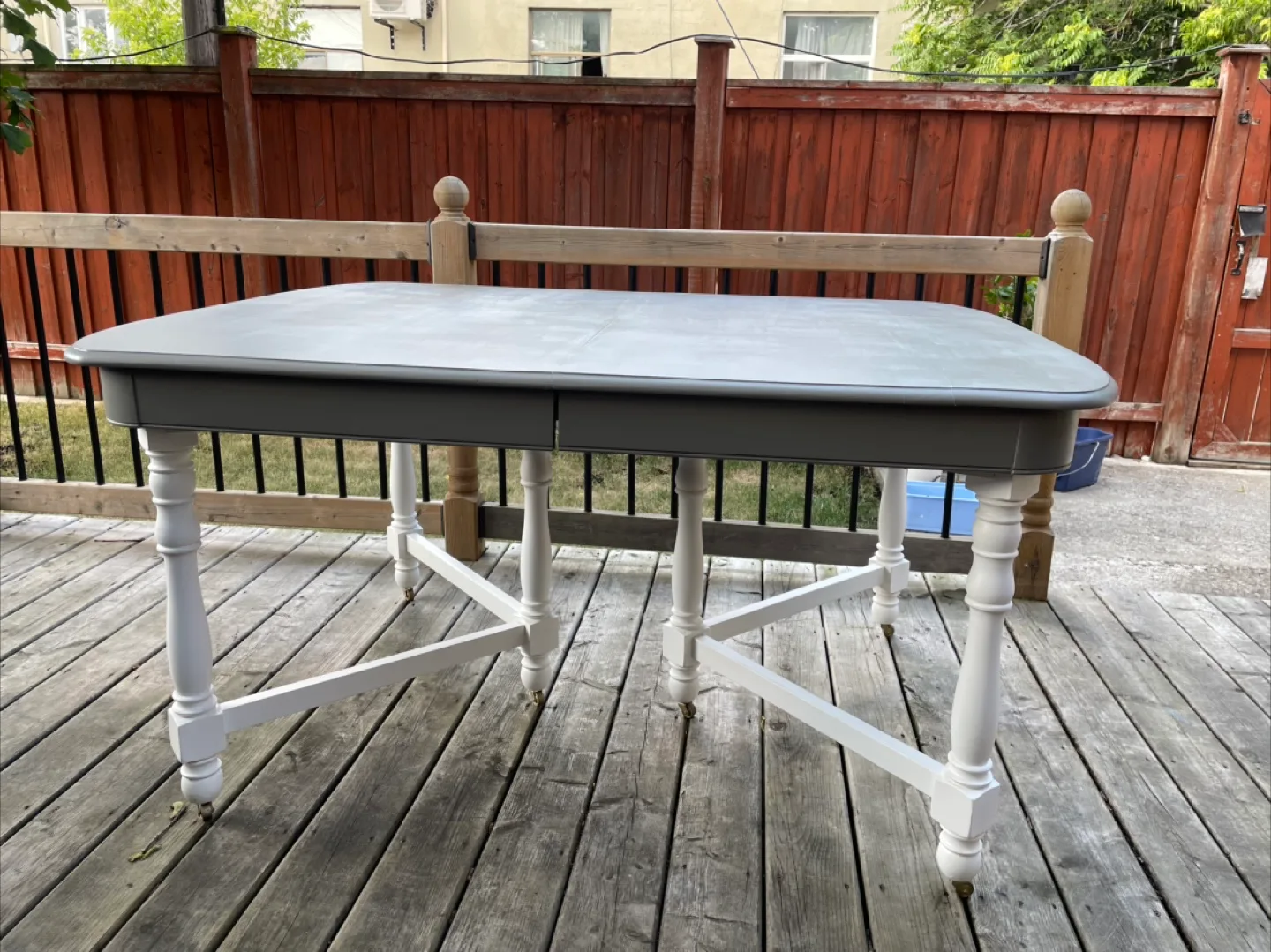 Antique Solid Wood Table thumbnail