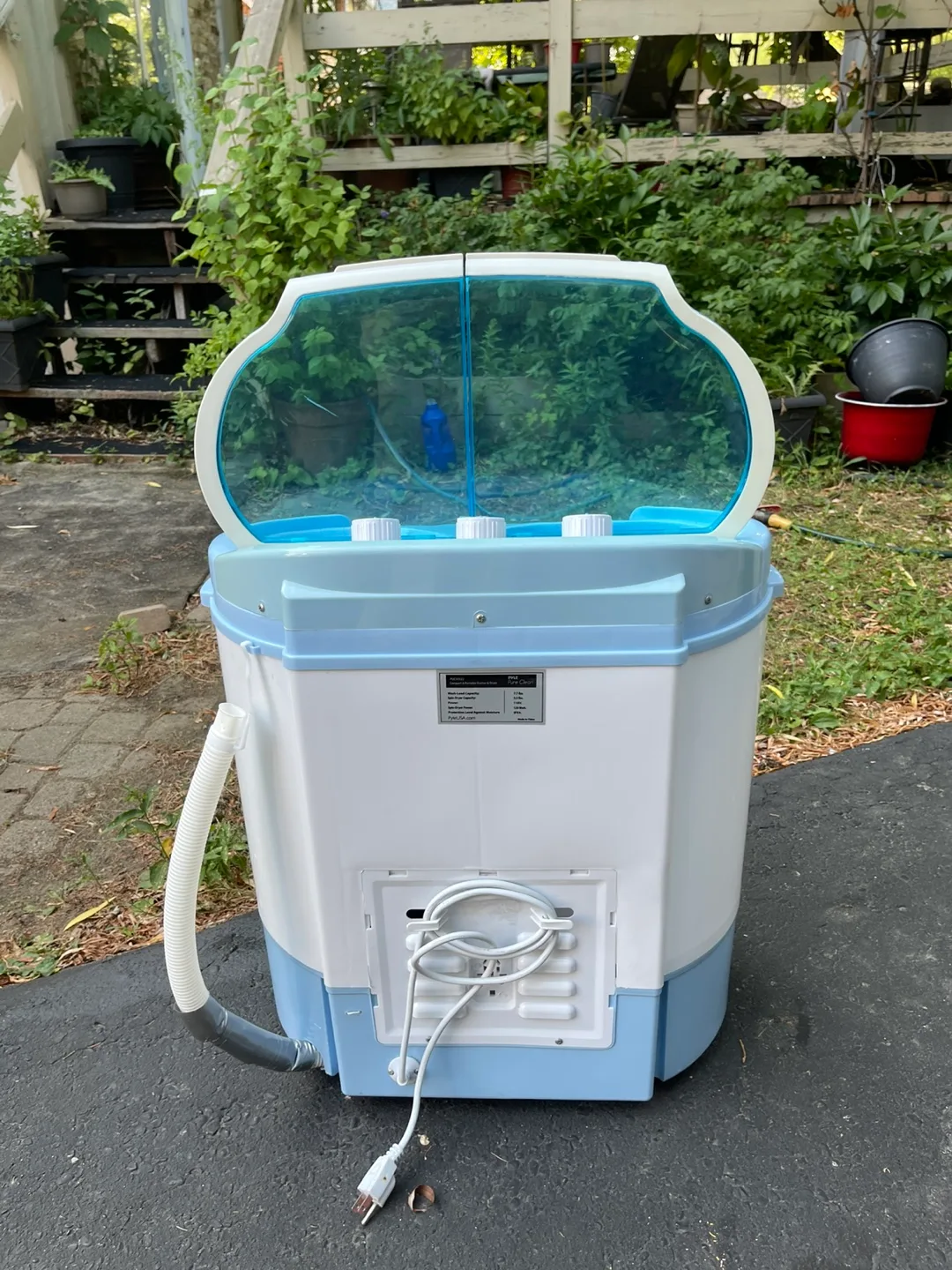 Pyle Pure Clean Portable Washing Machine image indicator(4)