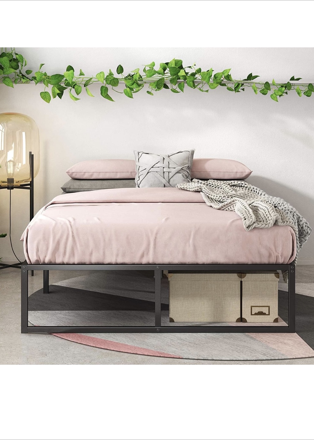 Zinus Lorelei 14 Inch Metal Platform Bed Frame - Queen - photo 4