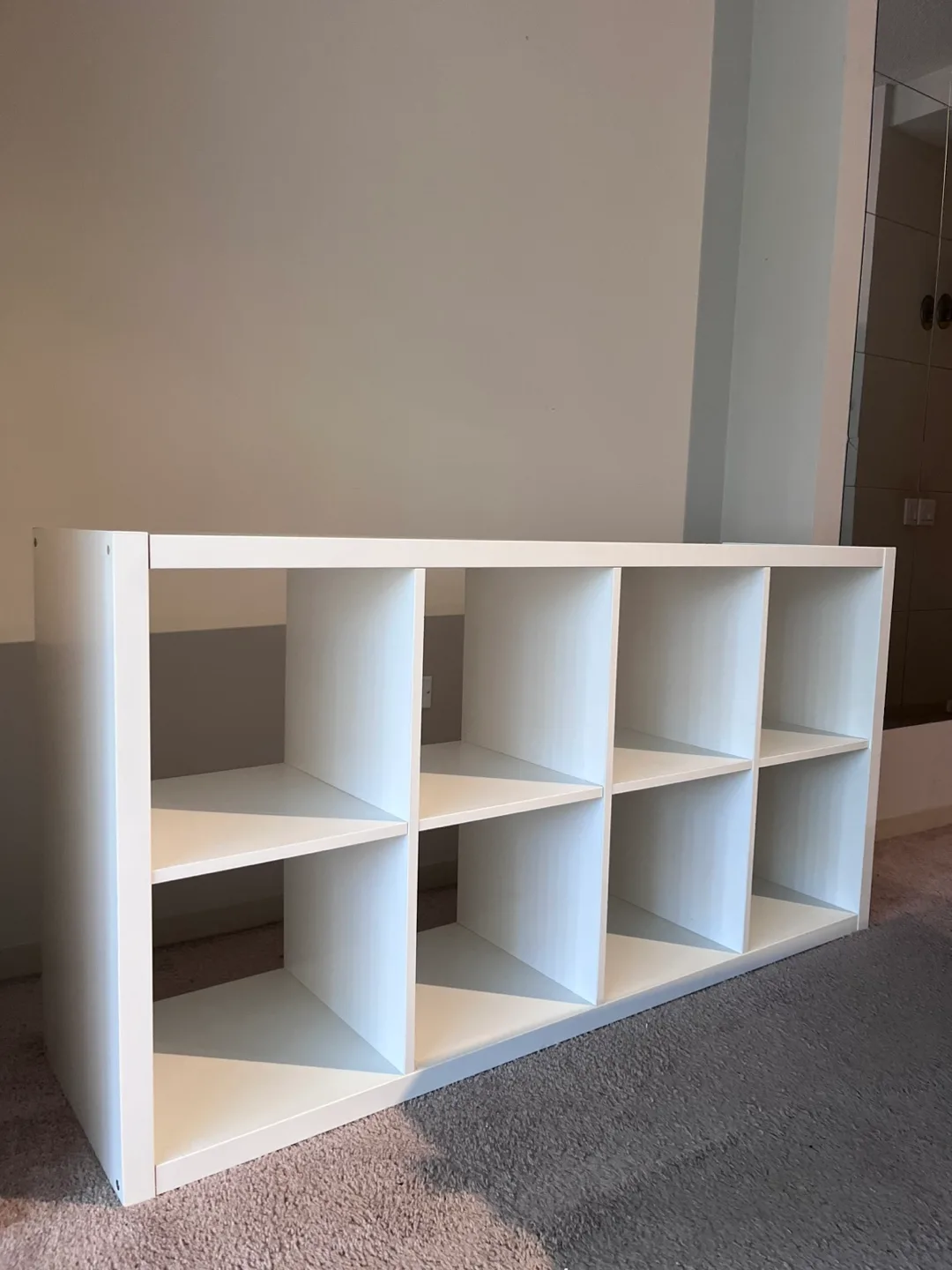White 8-Cube Storage Shelf thumbnail