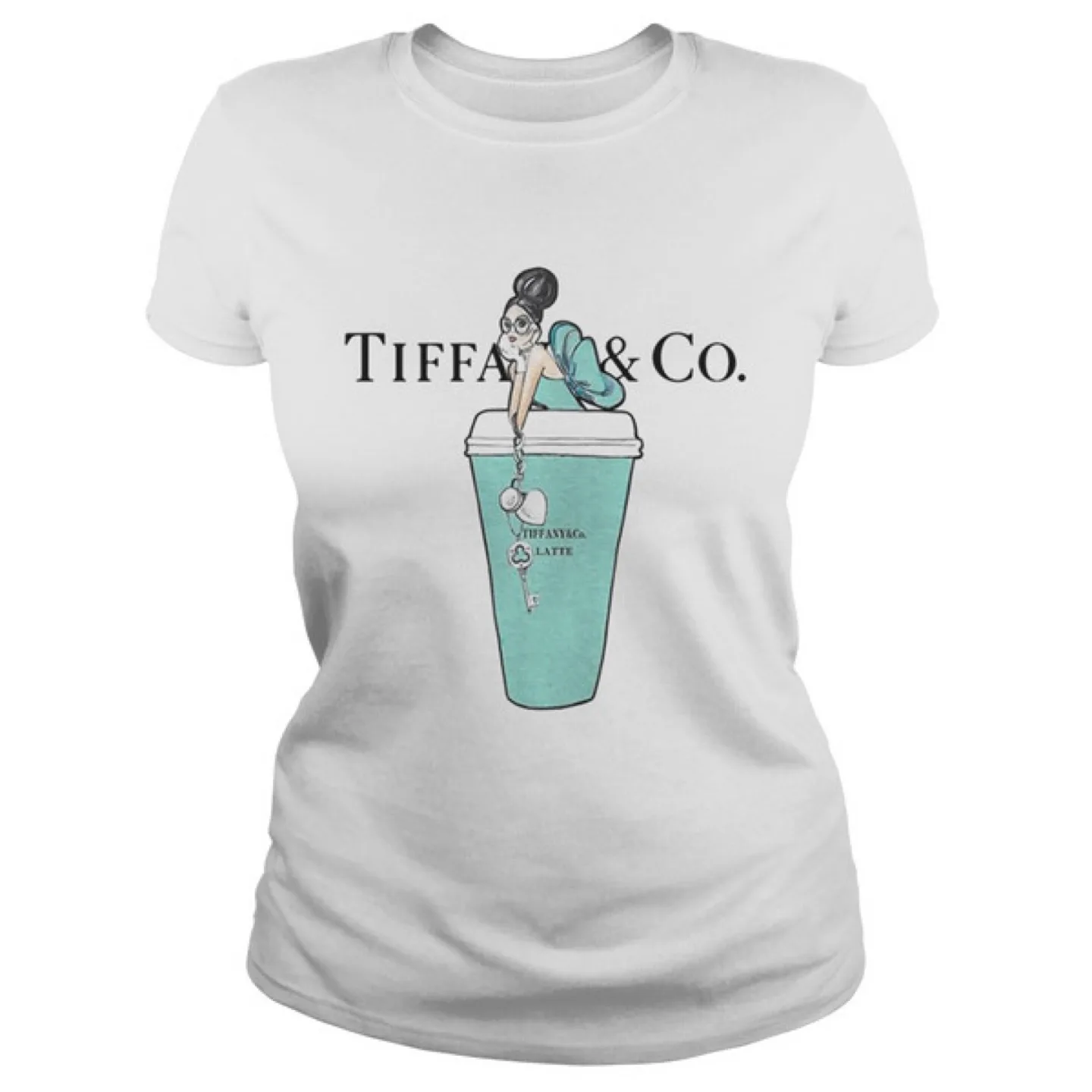 Tiffany & Co. White Graphic Tee thumbnail