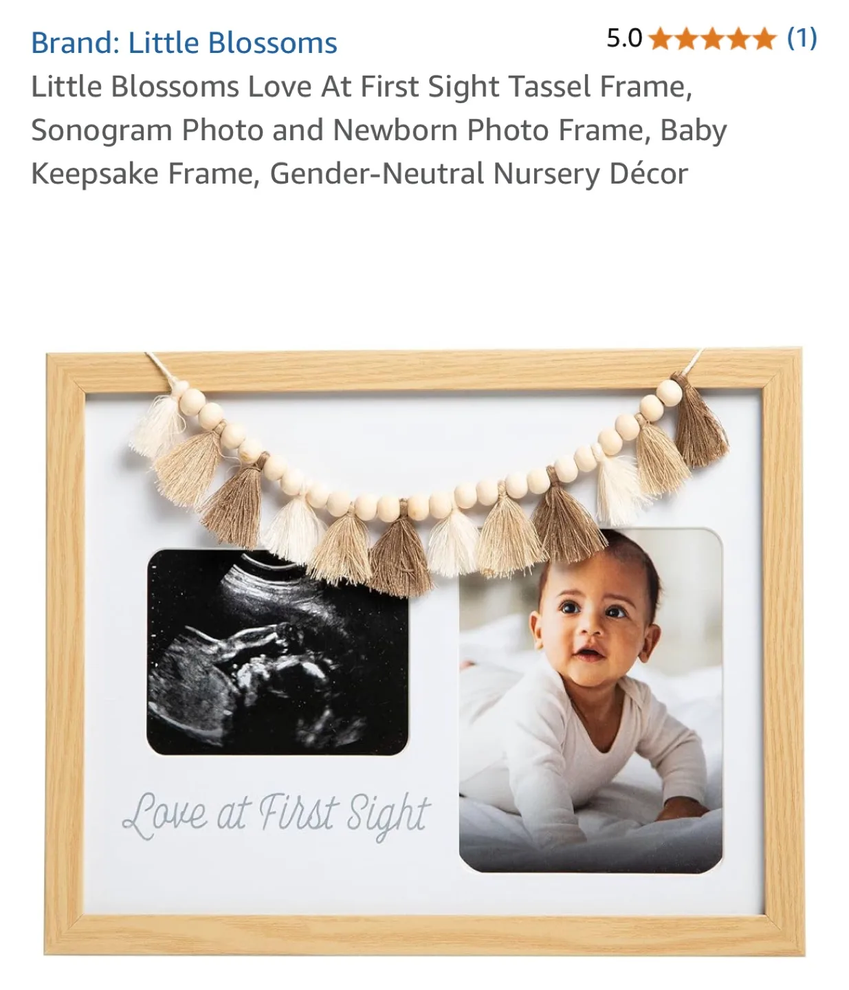 Little Blossoms Love At First Sight Tassel Frame thumbnail