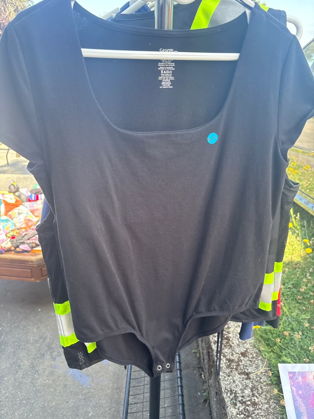 George Black Bodysuit - Size XL thumbnail