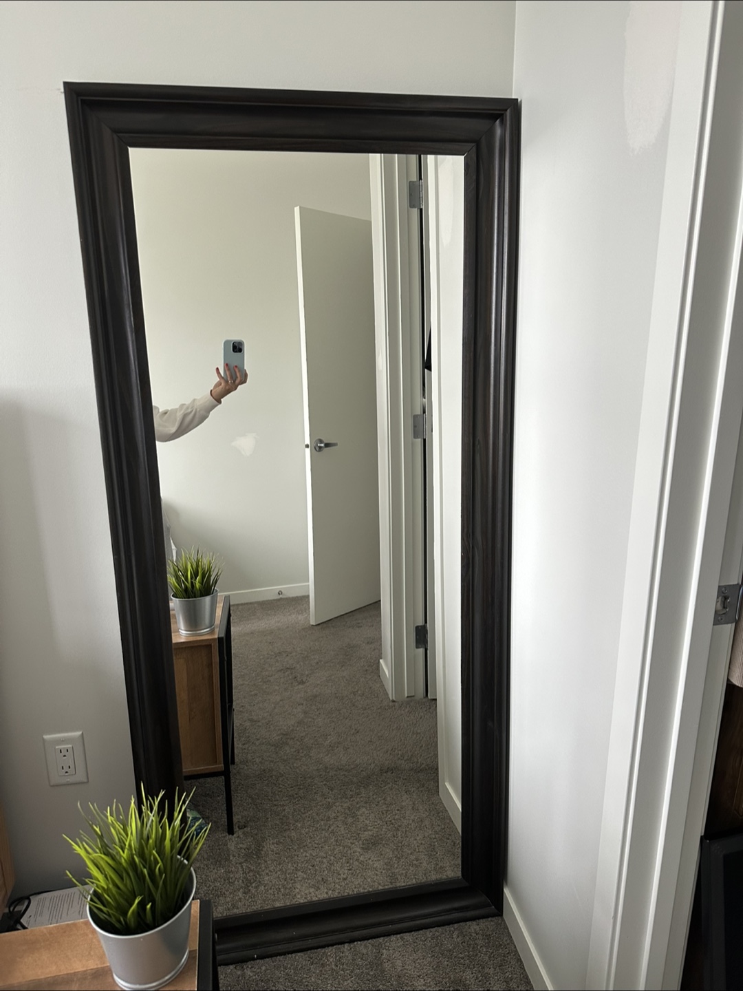 Black Full Body Mirror