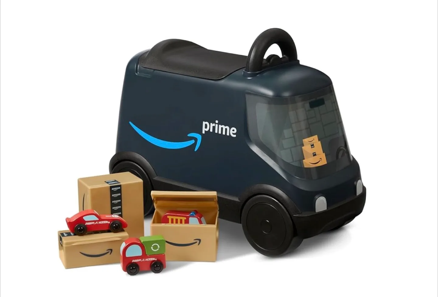 Amazon Prime Delivery Van Ride-On Suitcase with Toys thumbnail