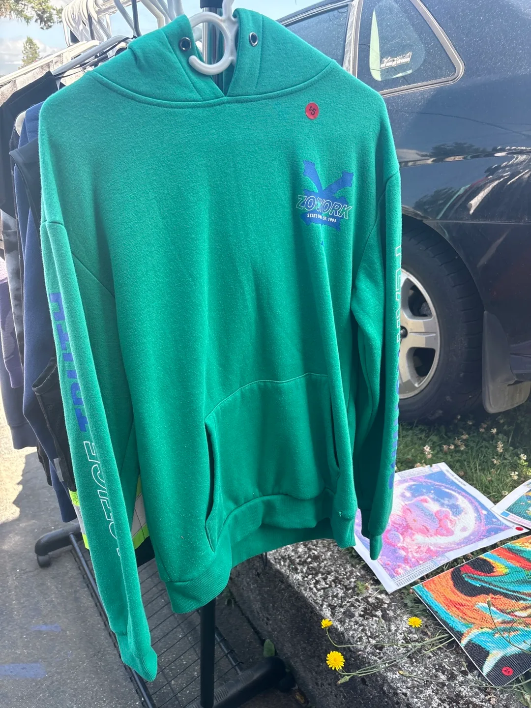 Zoo York  Green Hoodie size SM thumbnail