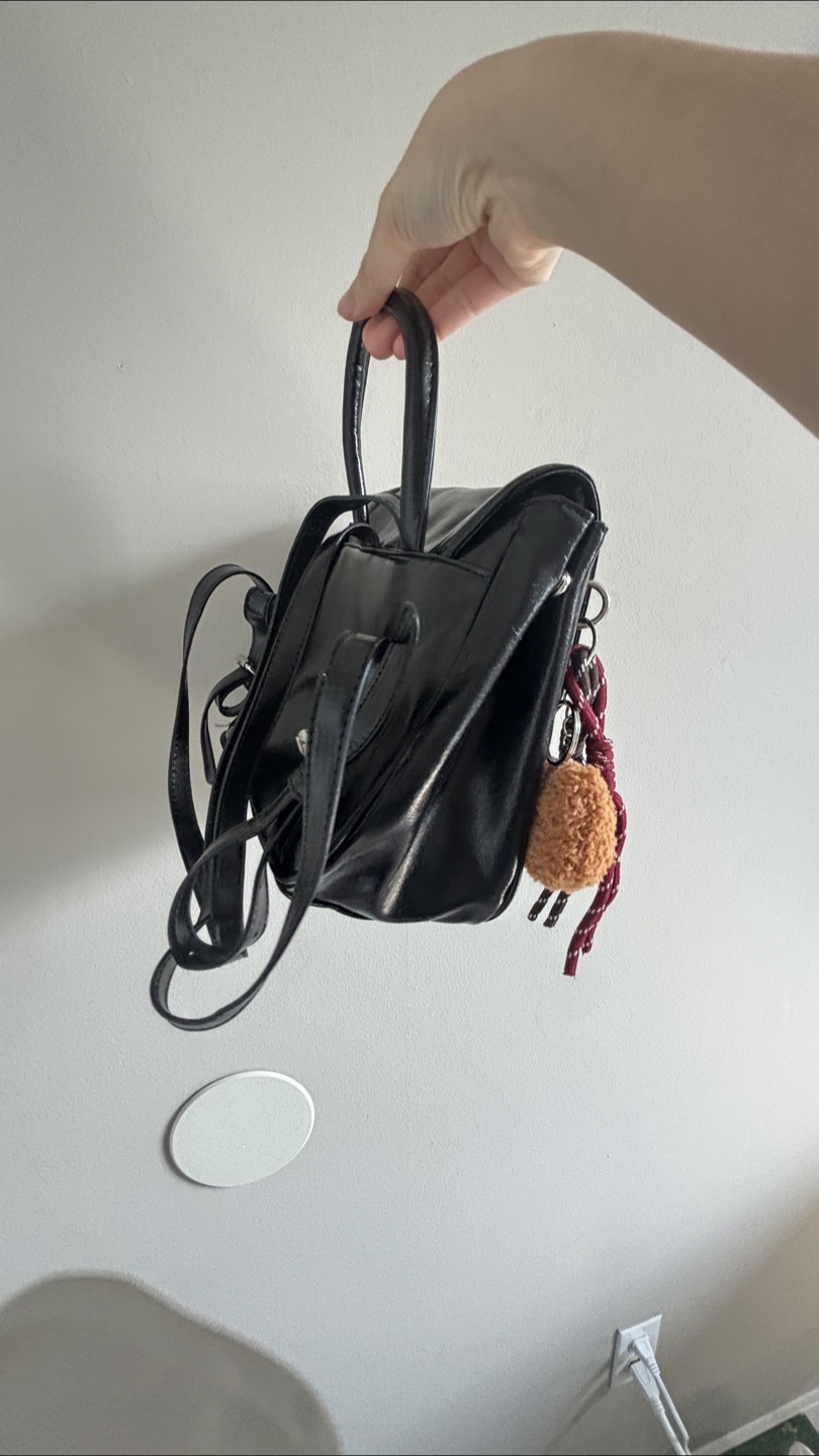 Black Mini Backpack - photo 2