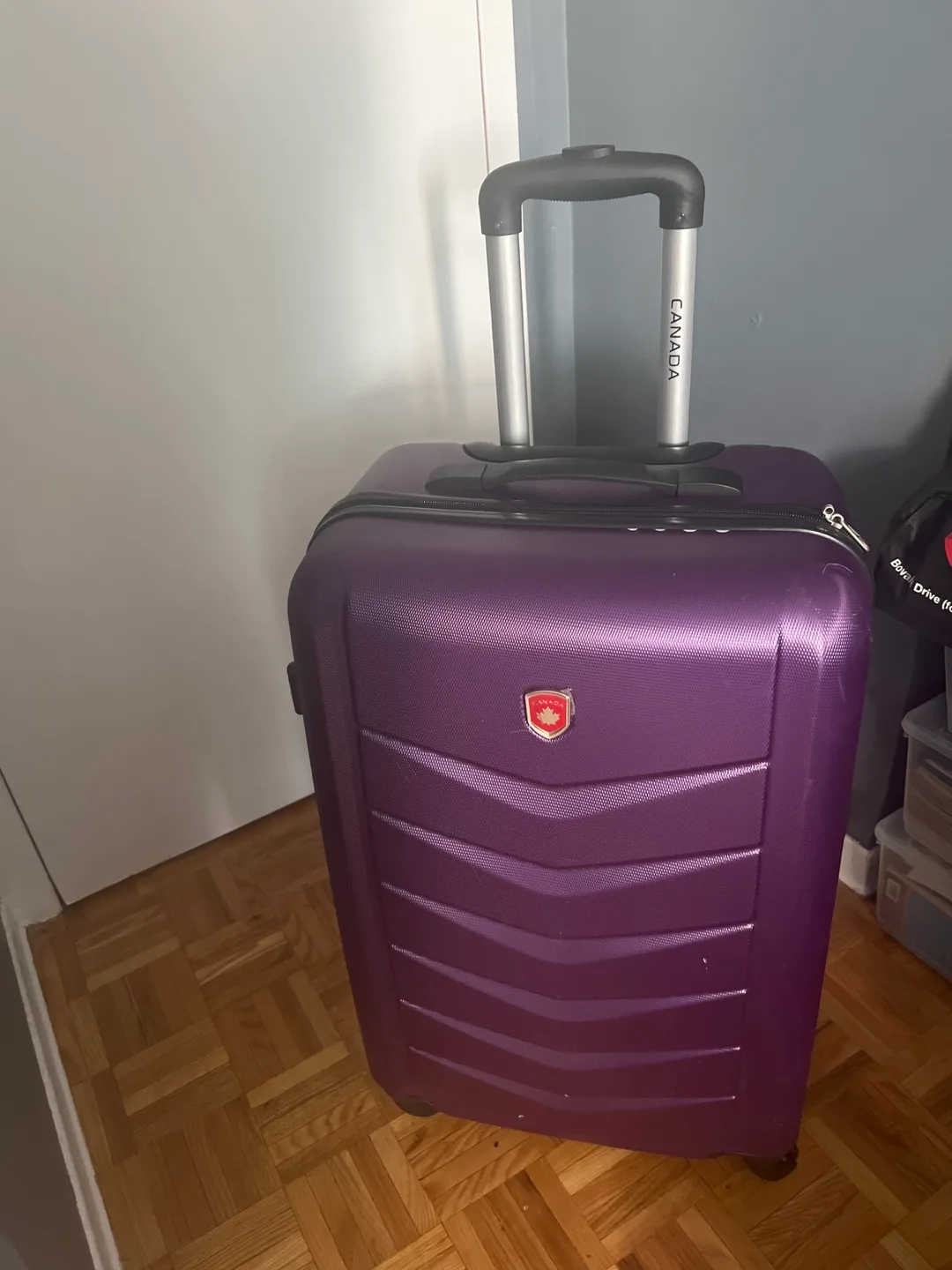 Heys Canada Purple Carry-on Suitcase thumbnail