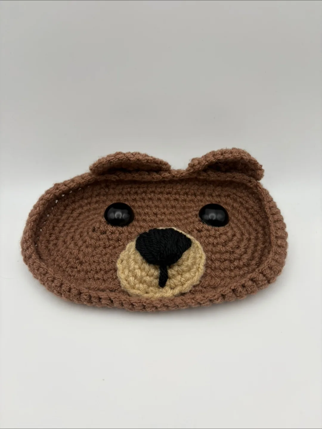 Handmade Crochet Bear Glasses Holder thumbnail