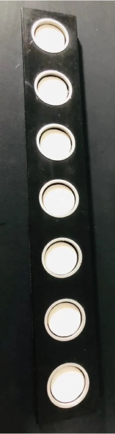 🇨🇦 Brand new Black Candle Holder - 7 Tea Lights image indicator(2)