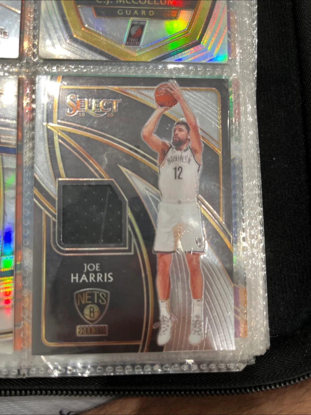 Joe Harris jersey patch basketball trading card thumbnail