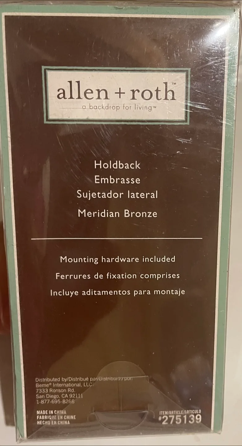 🇨🇦 Brand new Allen + Roth Meridian Bronze Holdback - New in Box image indicator(6)