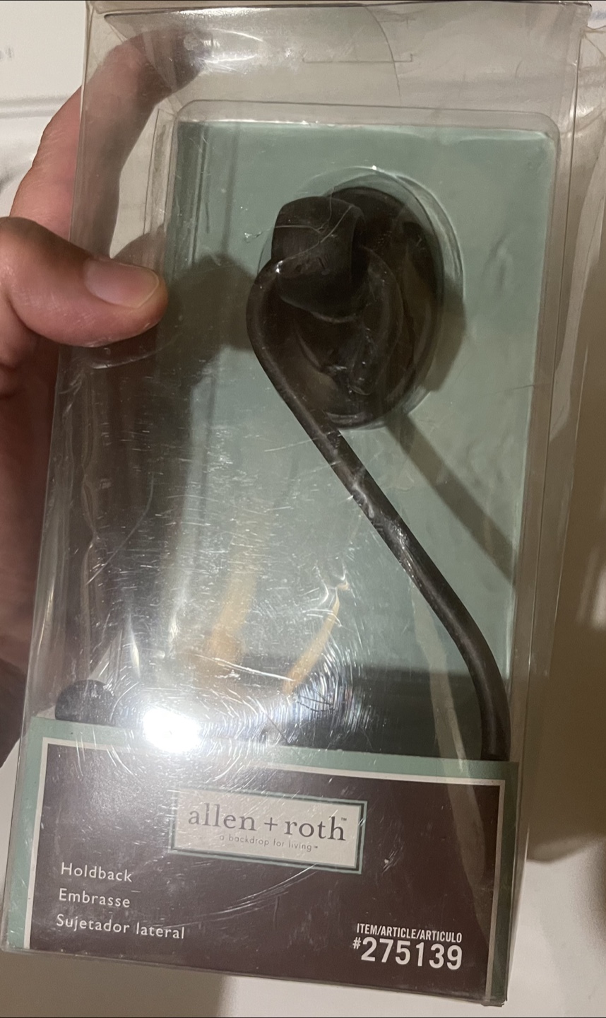 🇨🇦 Brand new Allen + Roth Meridian Bronze Holdback - New in Box
