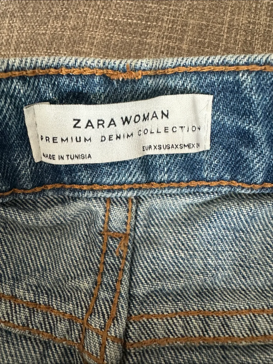Zara XS Women’s Jean Skirt image indicator(2)