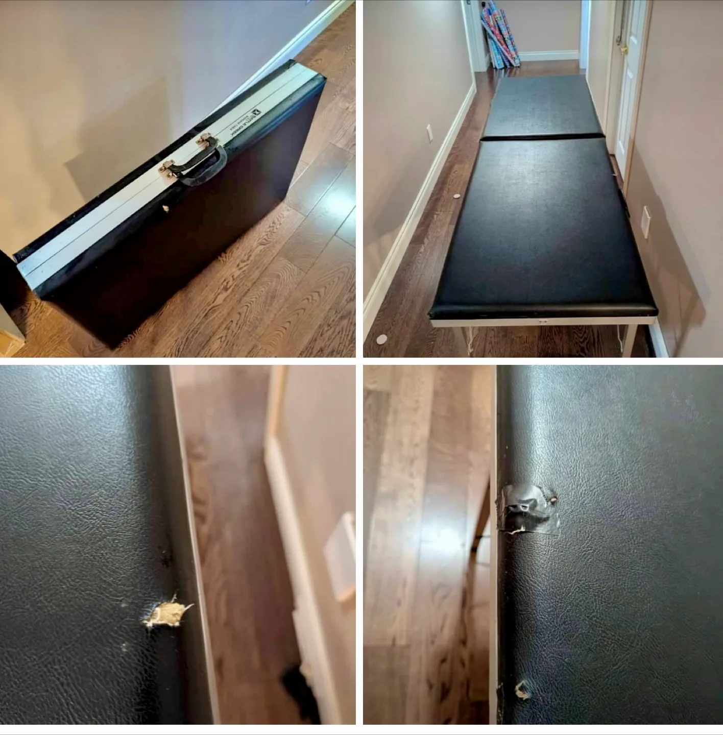 Portable Massage Table - Black thumbnail