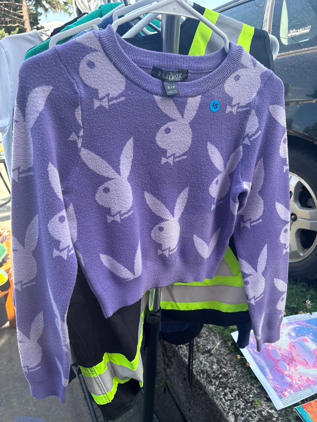 Playboy Lavender Sweater - Size S/P thumbnail