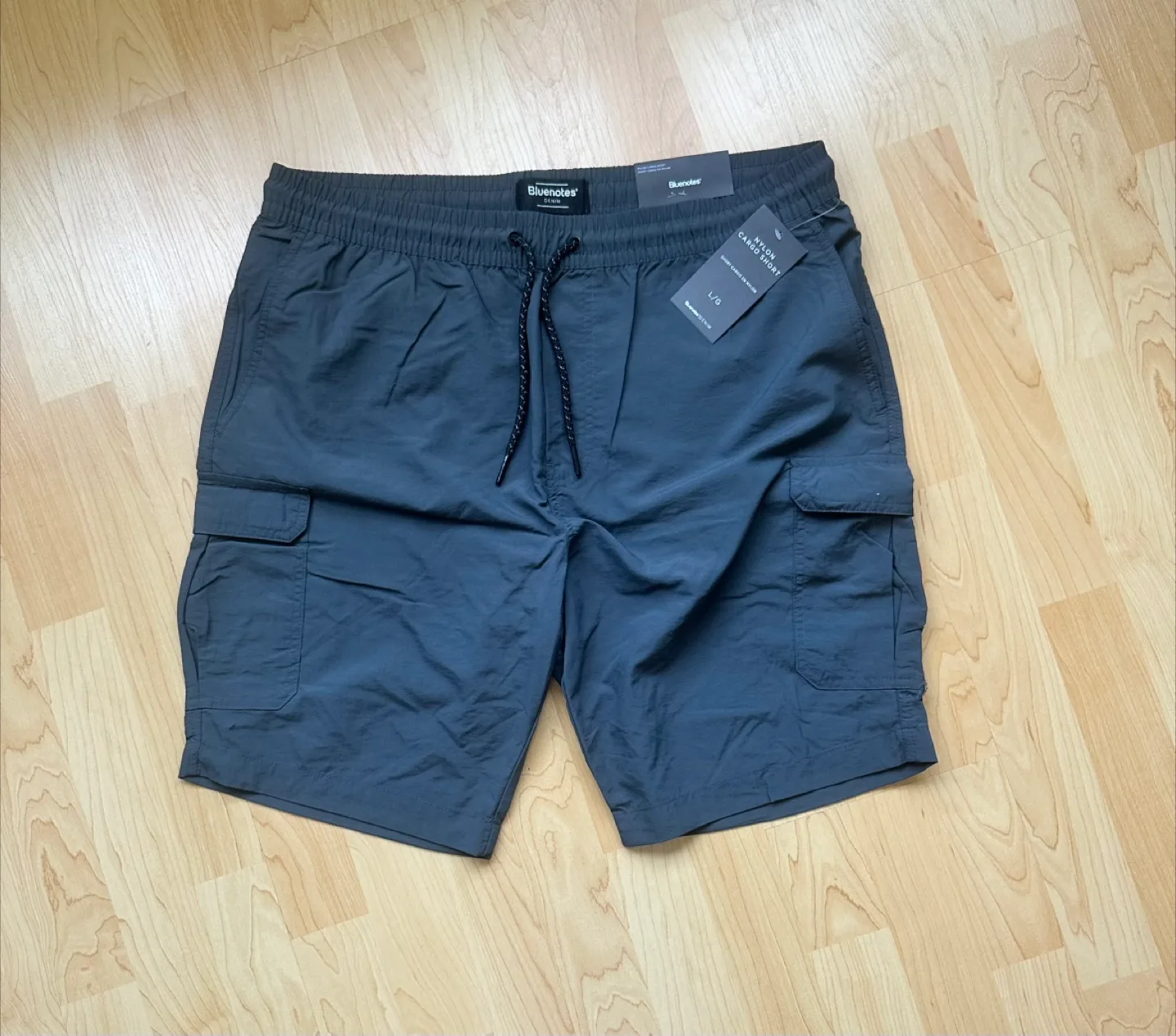 *New* Nylon Cargo Shorts - Bluenotes - Large thumbnail