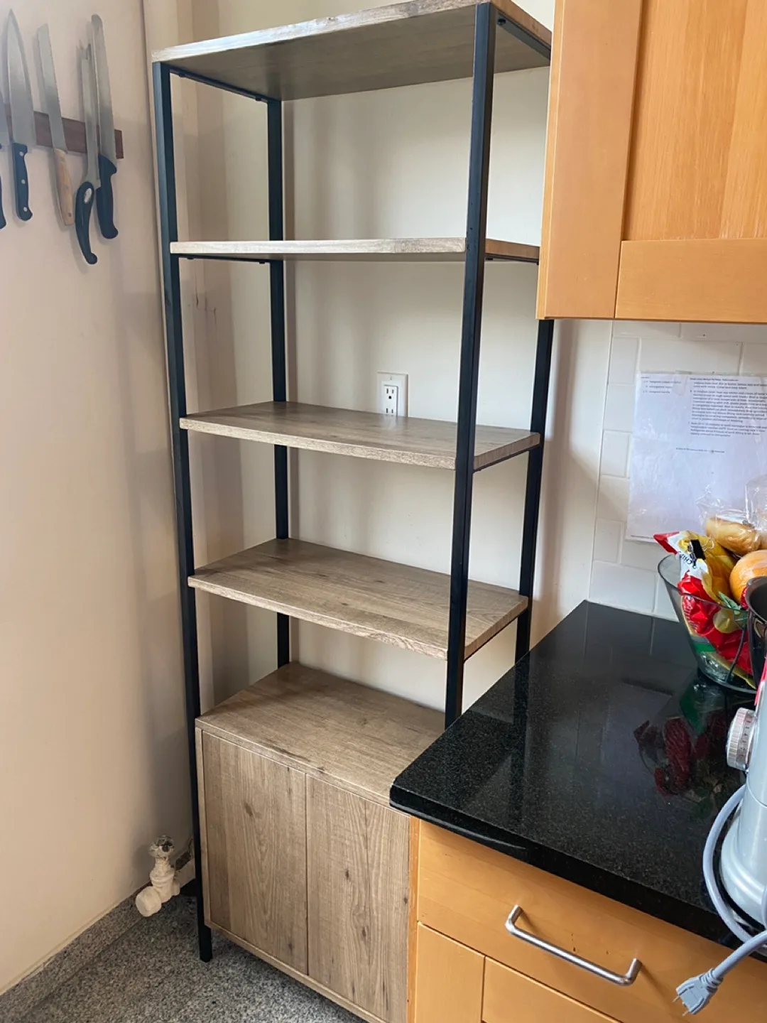 Sturdy Shelf with Cabinet thumbnail
