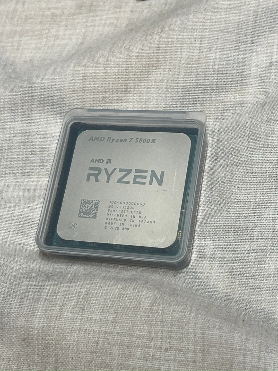 AMD Ryzen 7 5800X CPU + CPU COOLER thumbnail