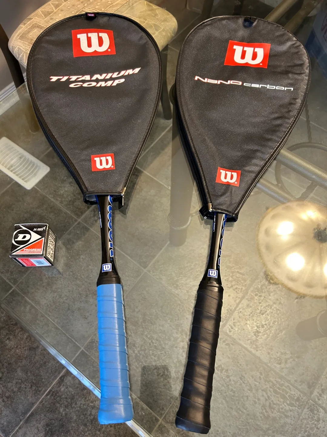 New Wilson Nano Carbon Force Squash Rackets image indicator(3)