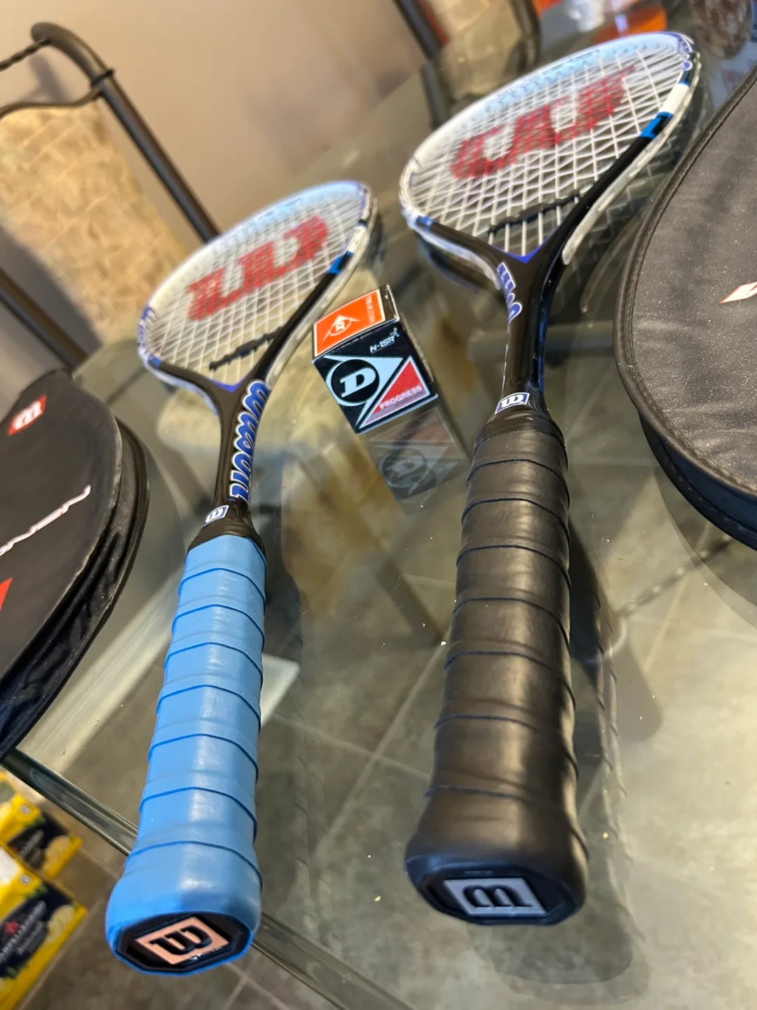 New Wilson Nano Carbon Force Squash Rackets image indicator(4)