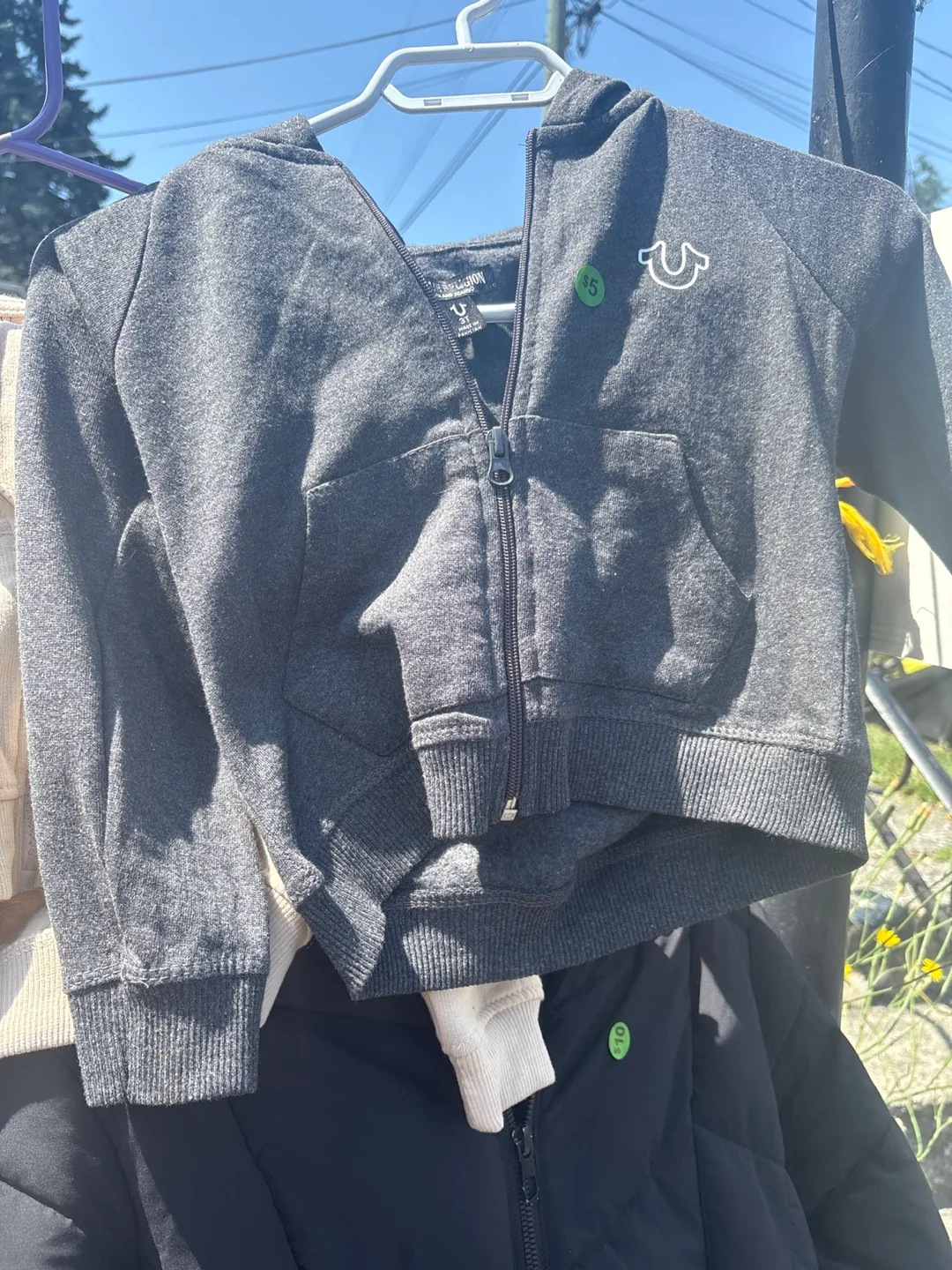 True Religion Grey Hoodie Size 3T thumbnail
