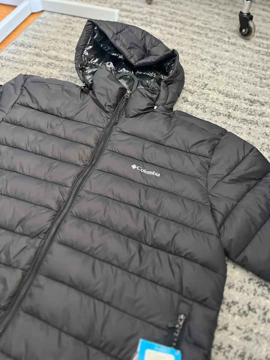 Columbia Black Puffer Jacket - Size XL thumbnail