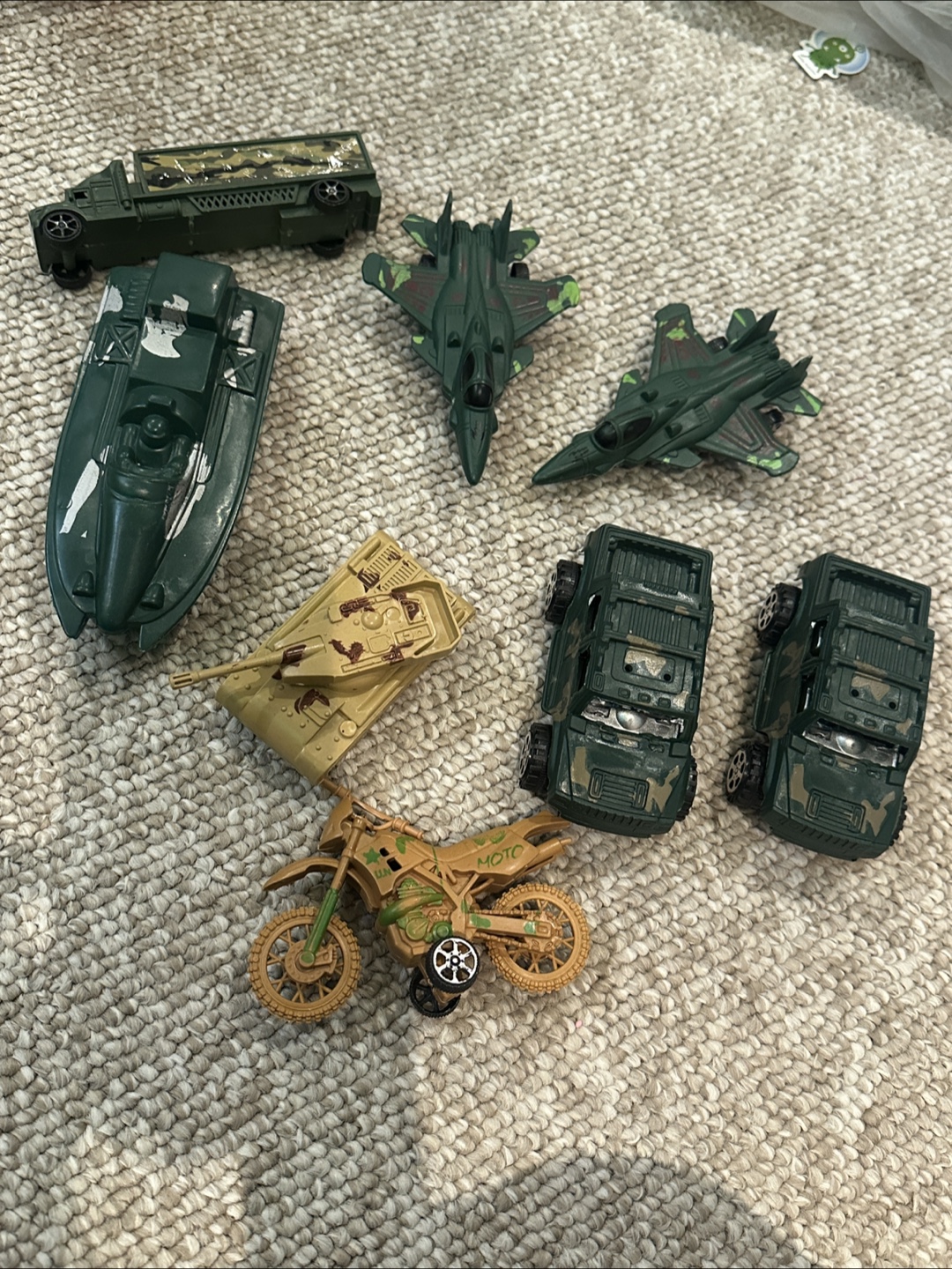 Army Toy Vehicle Set