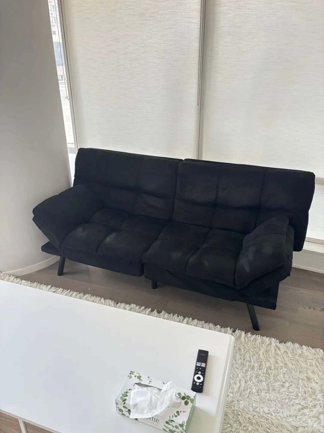 Black Futon Sofa Bed thumbnail
