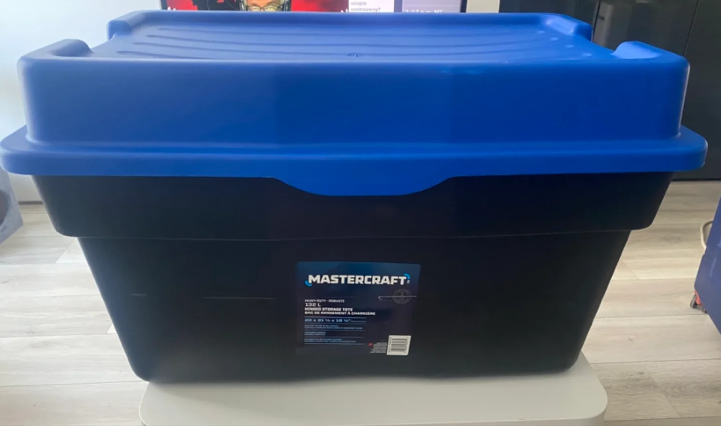 Mastercraft Heavy Duty 132 L Storage Container thumbnail