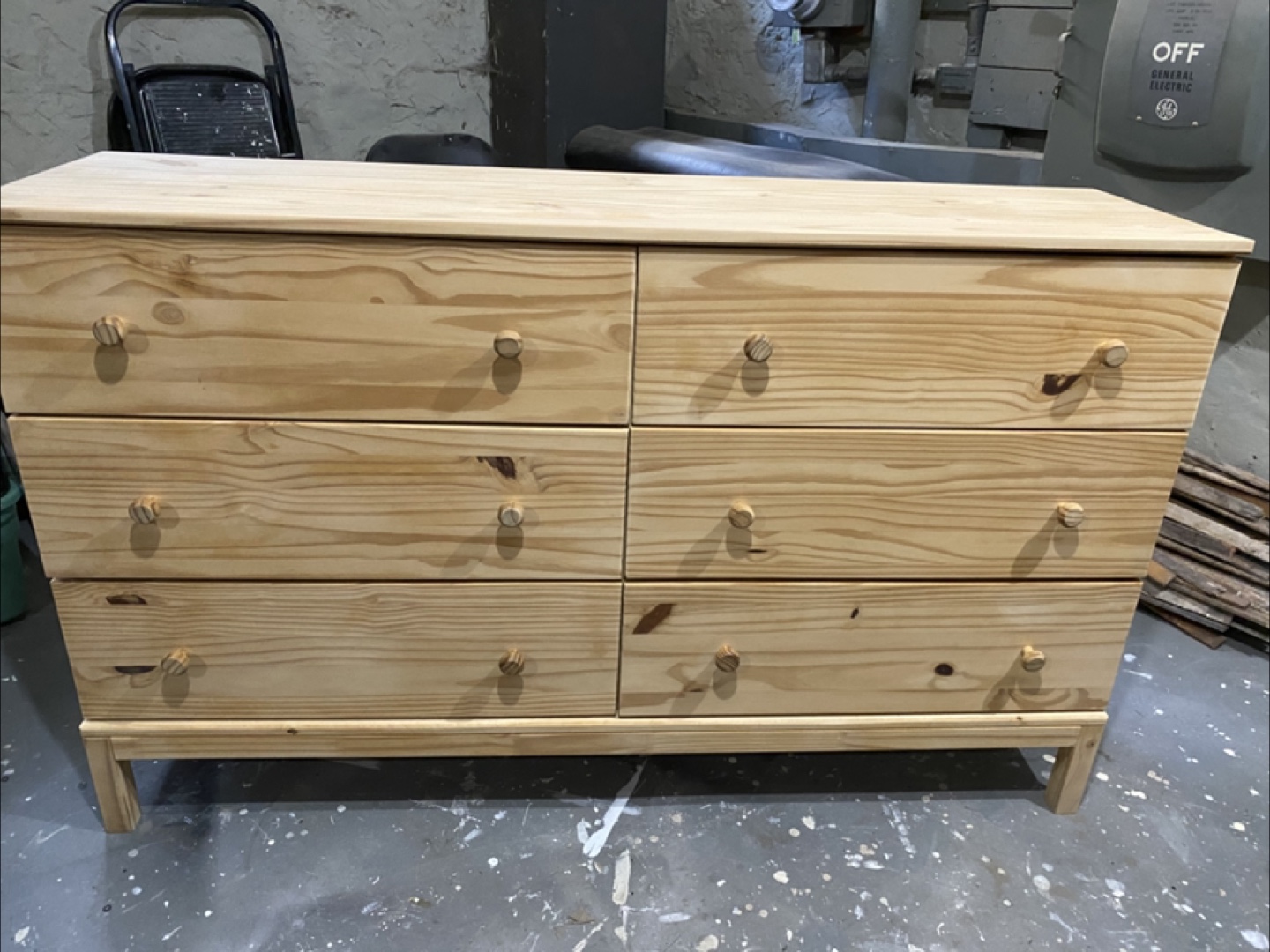 Wooden 6-Drawer Dresser - photo 2