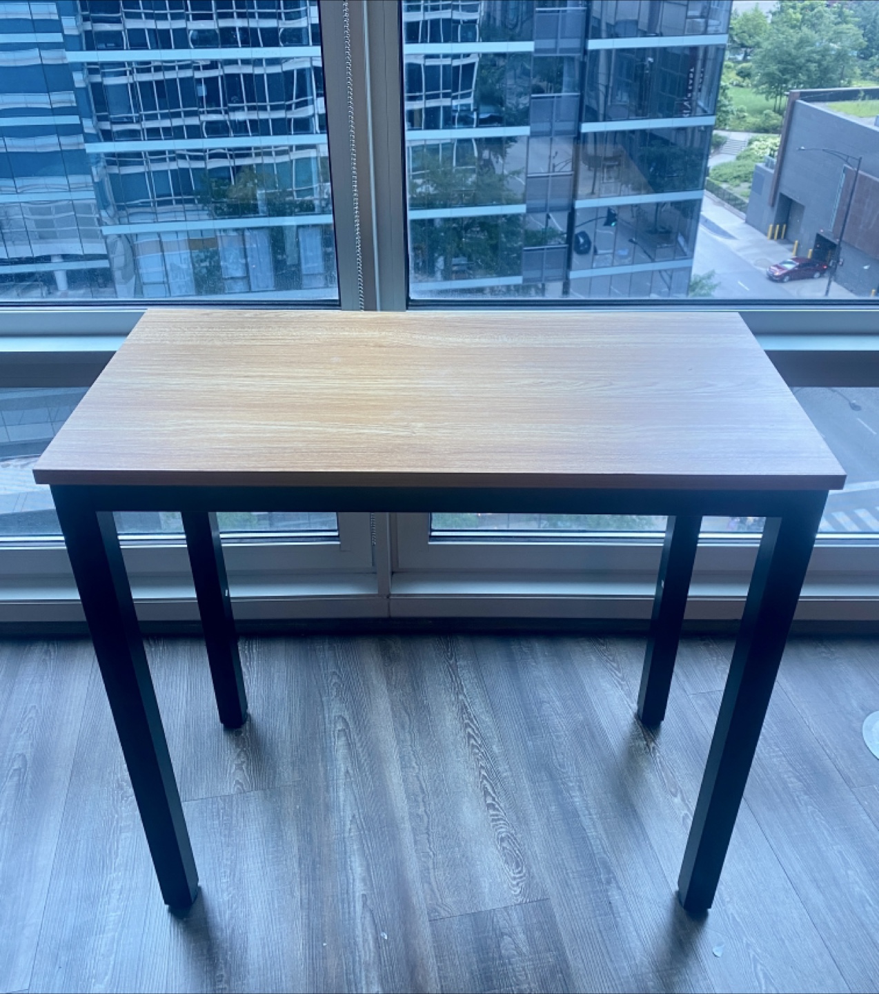 Wood Top Black Table / Desk