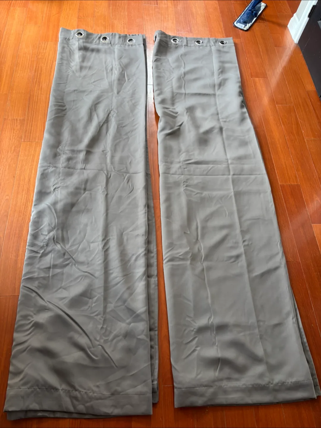 Grey Blackout Curtains - Set of Two image indicator(2)