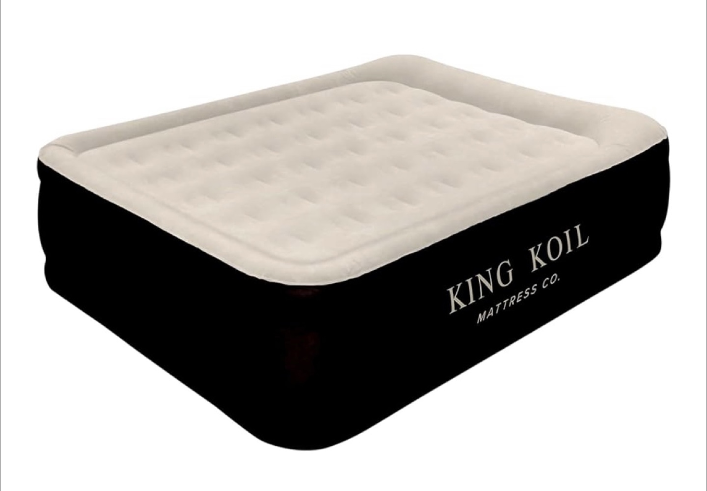 King Koil Pillow Top Plush Queen Air Mattress w Built-in Pump - photo 2