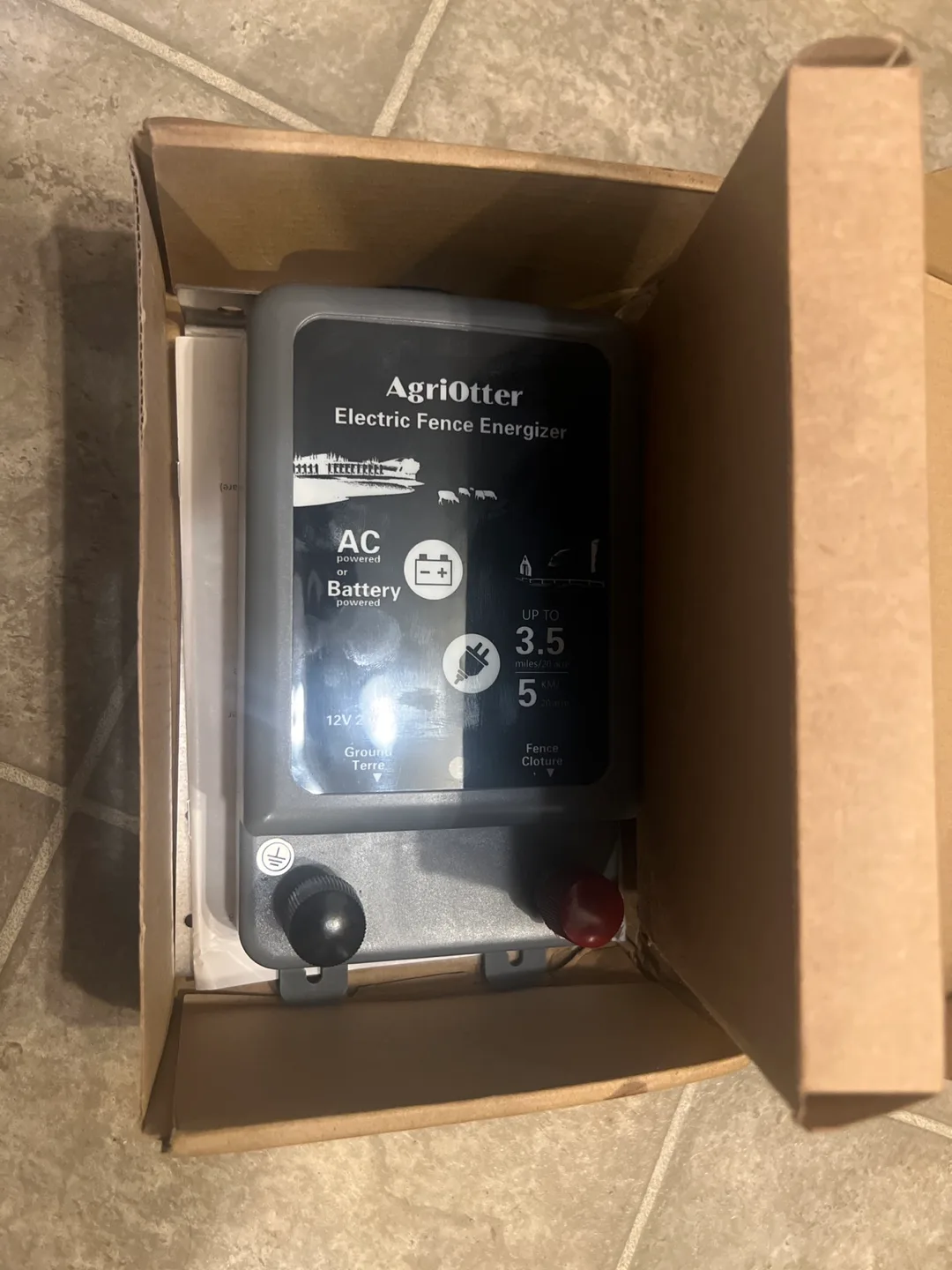 AgriOtter Electric Fence Energizer EFE-001 - New in Box 🇨🇦 image indicator(2)