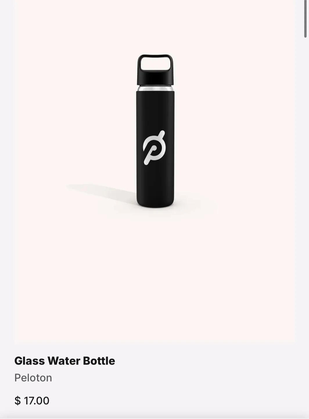 🥕Peloton Glass Water Bottle🥕 thumbnail