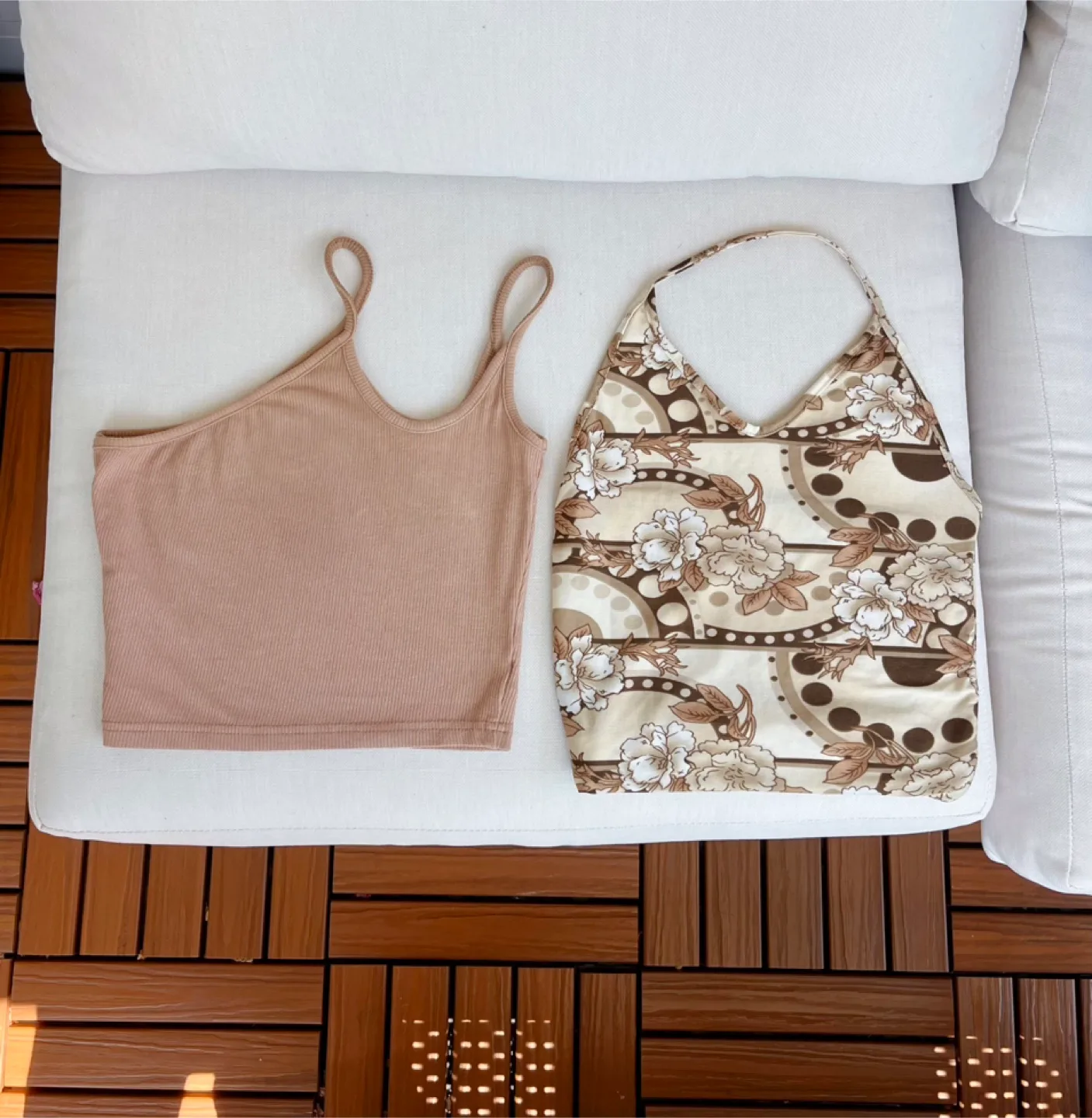 Two Cute Summer Tops-Size S thumbnail