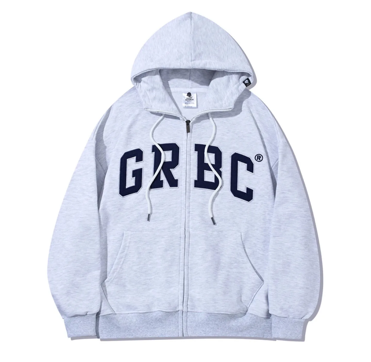 GRBC Full Zip Up Hoodie - Grey thumbnail