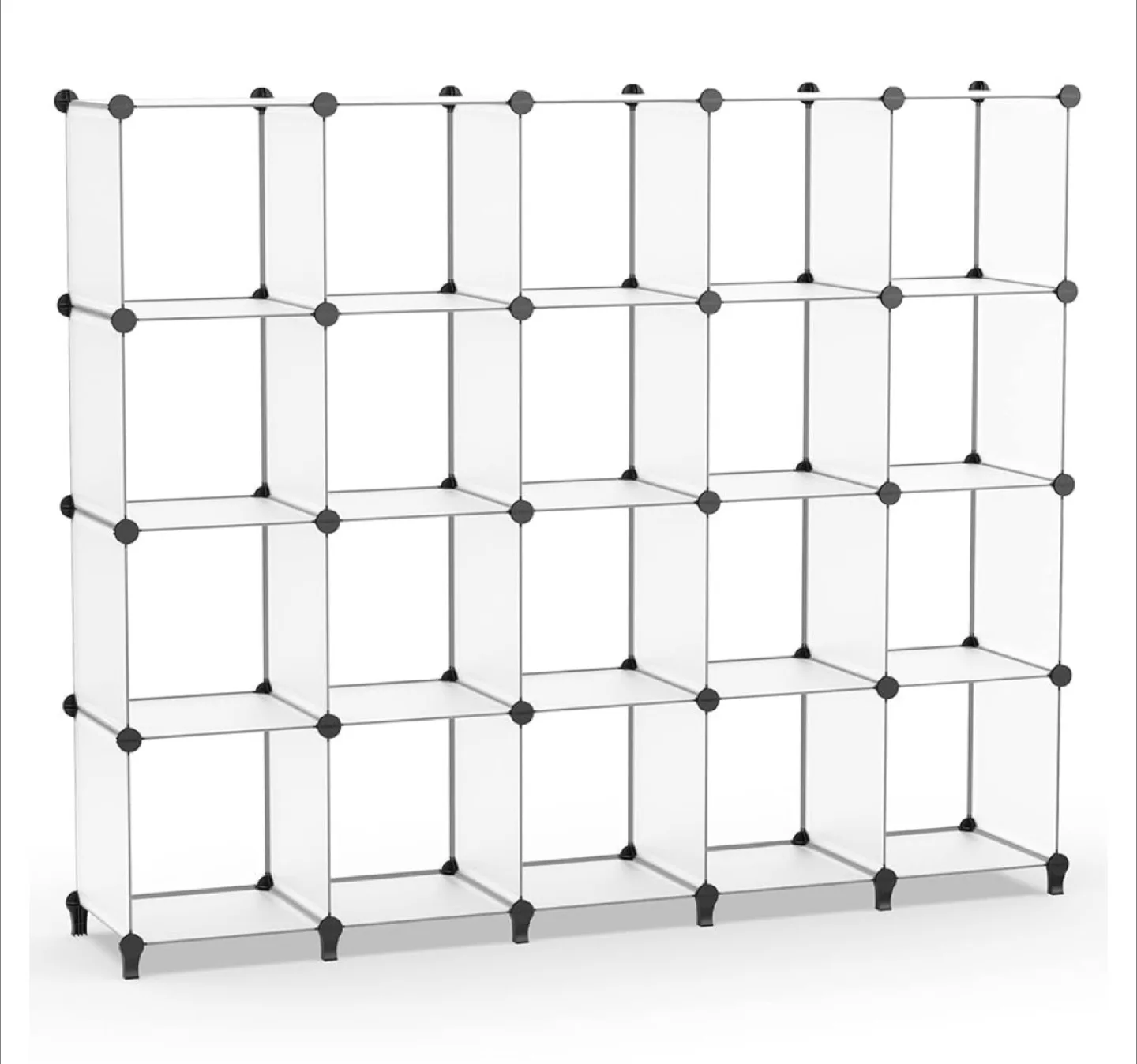 Modular Cube Storage Organizer - White thumbnail