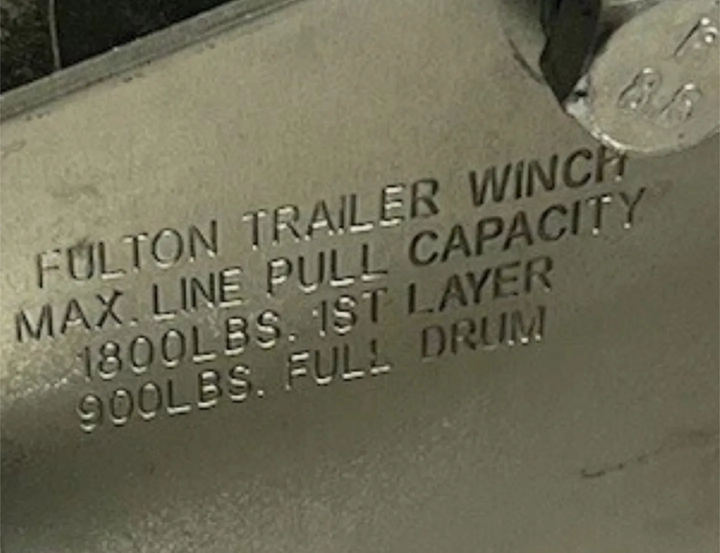 Fulton Single-Speed Trailer Winch, 1800 lbs Capacity image indicator(3)