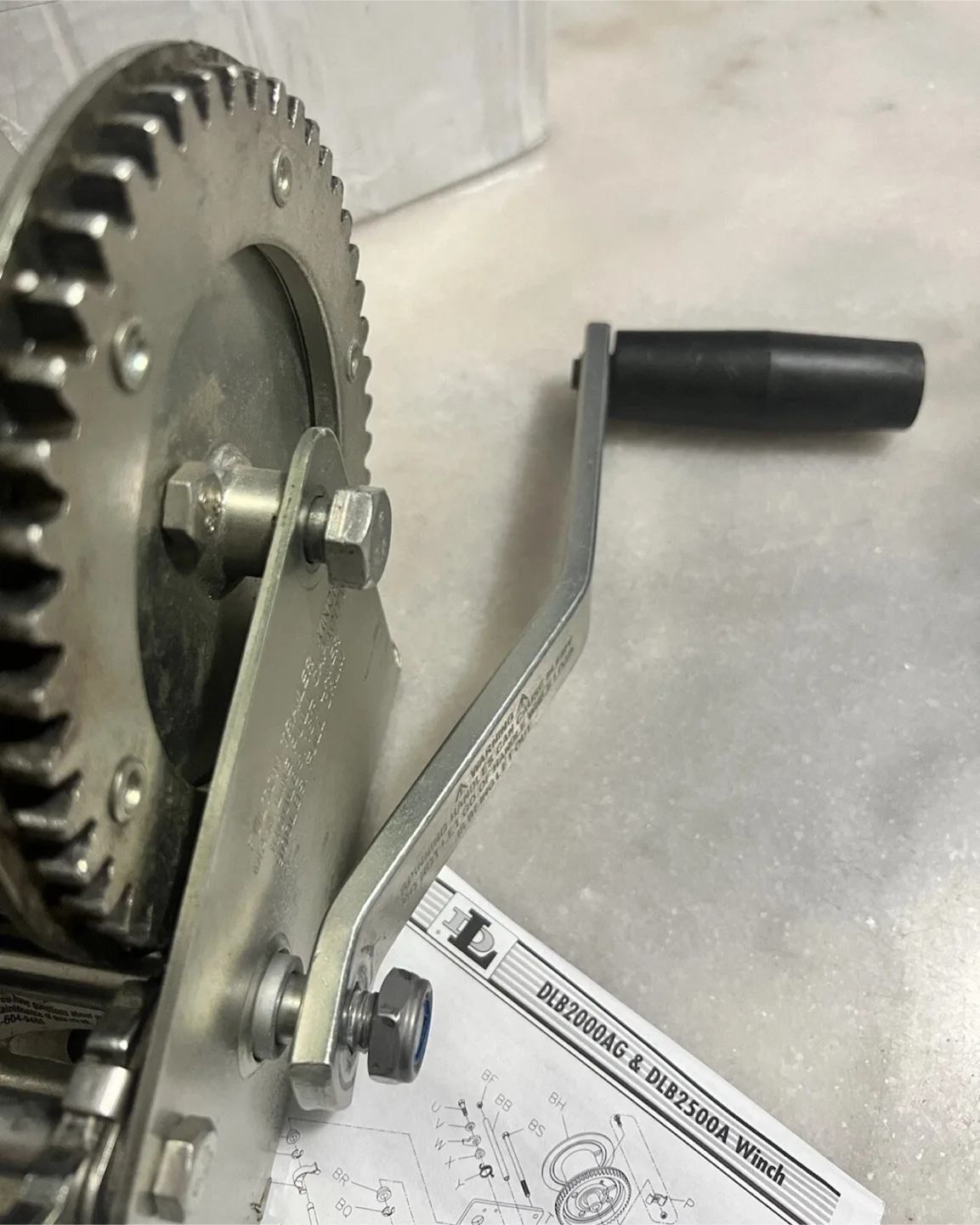 Fulton Single-Speed Trailer Winch, 1800 lbs Capacity image indicator(7)