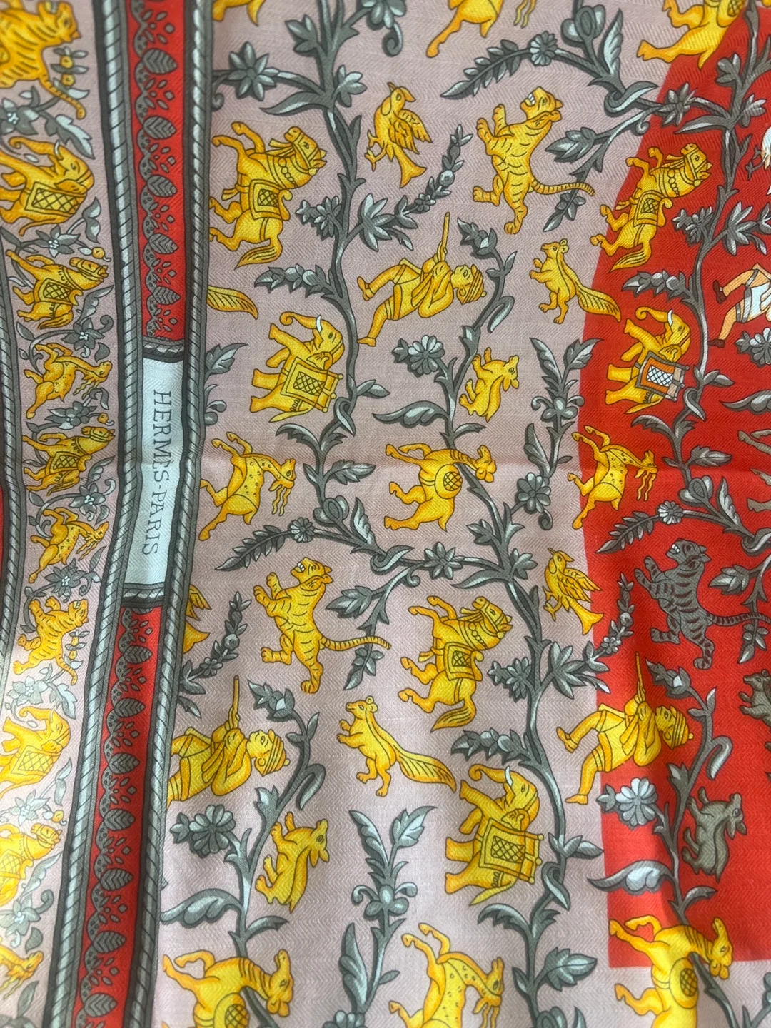 Hermès Silk & Cashmere Shawl thumbnail