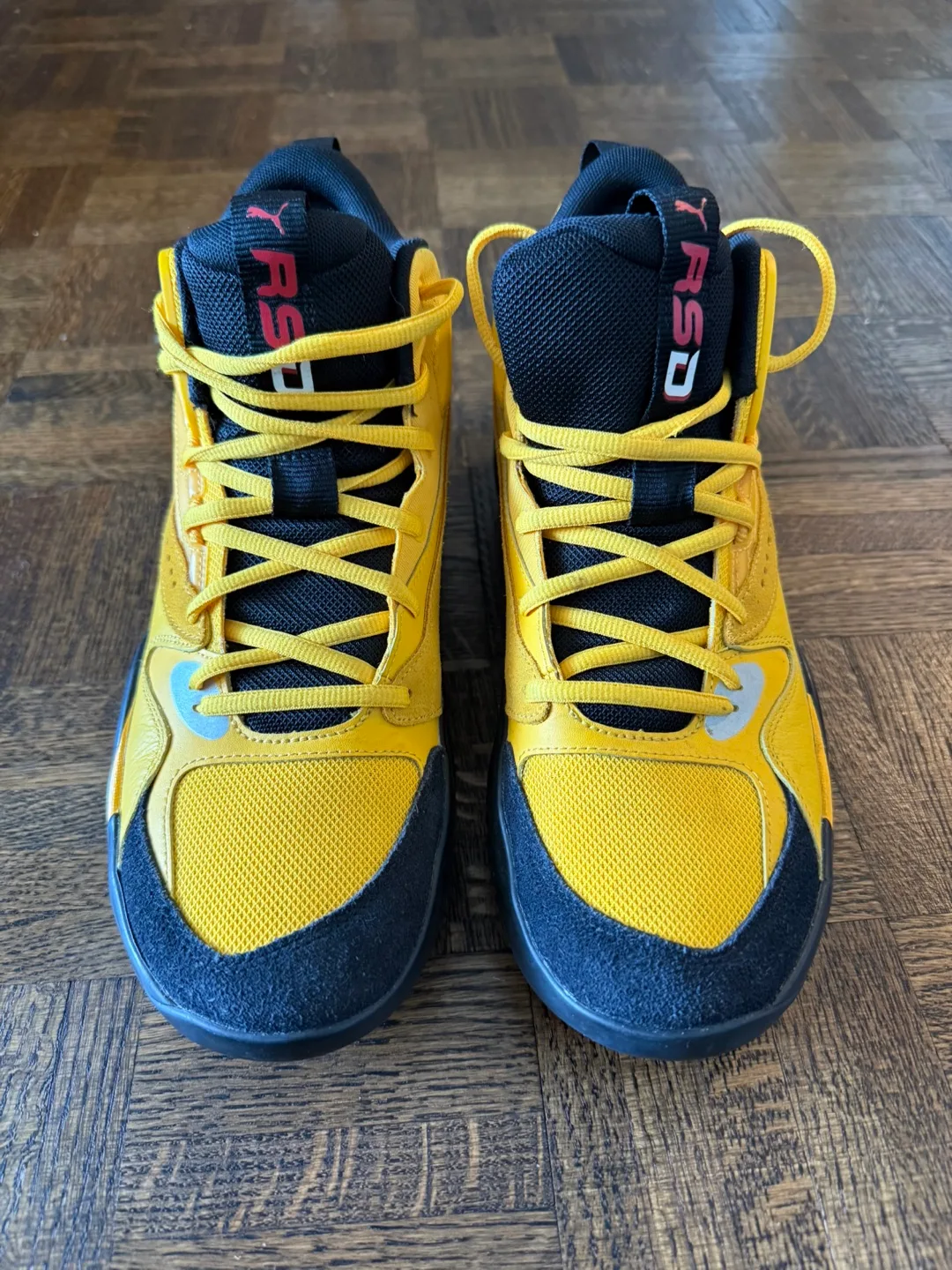 J Cole X Puma RS-Dreamer Yellow Basketball Shoes thumbnail