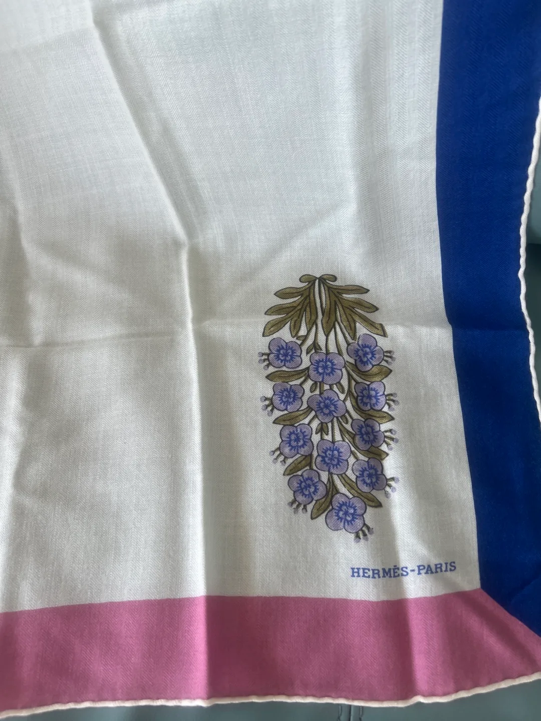 Hermès Paris Silk Cashmere Scarf thumbnail