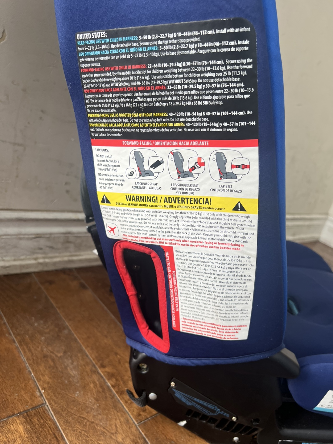 Diono Radian 3R Latch Car Seat - Blue - photo 4