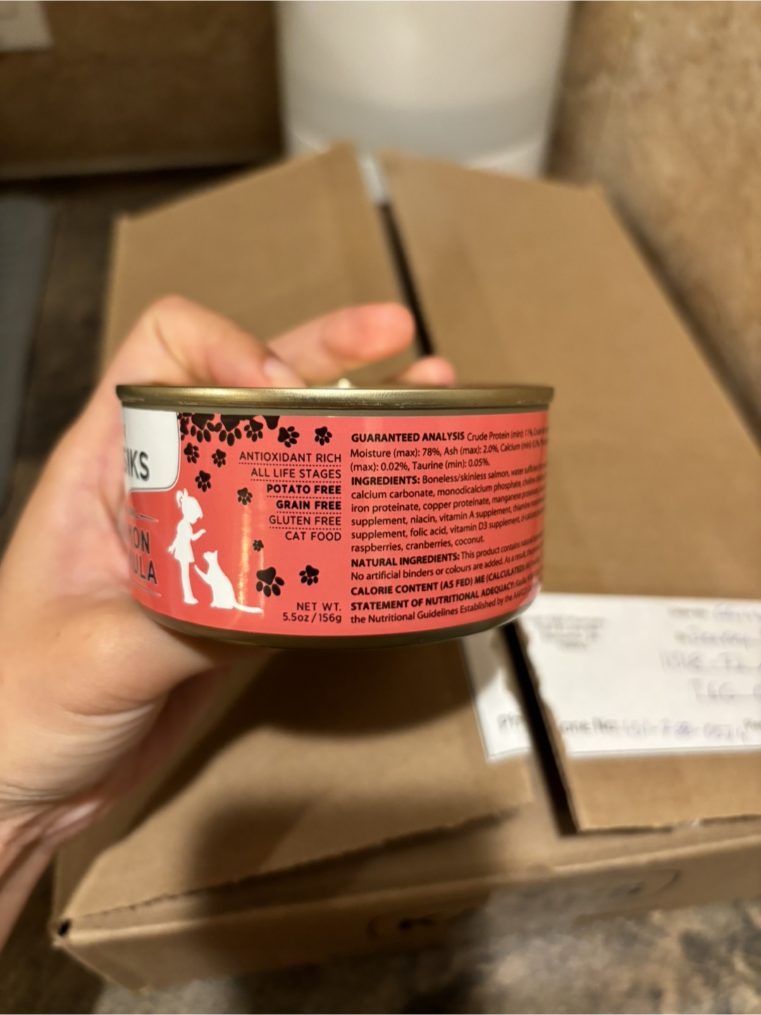 Cat food - Kasiks wild caught coho salmon 156g - photo 2