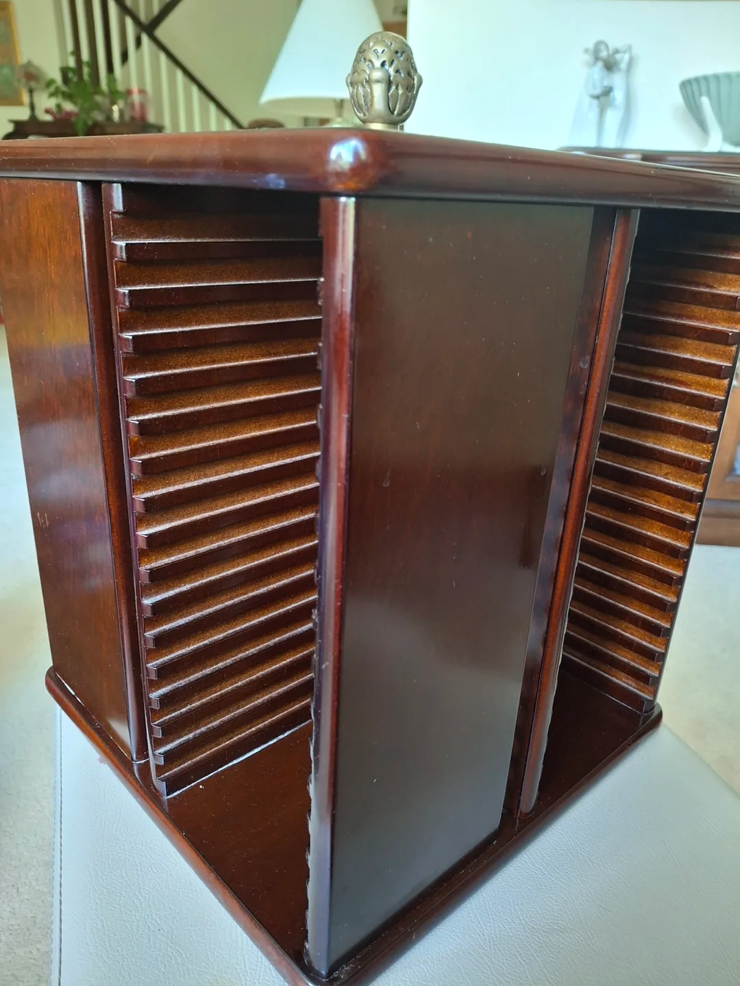 Bombay wooden CD storage rack thumbnail