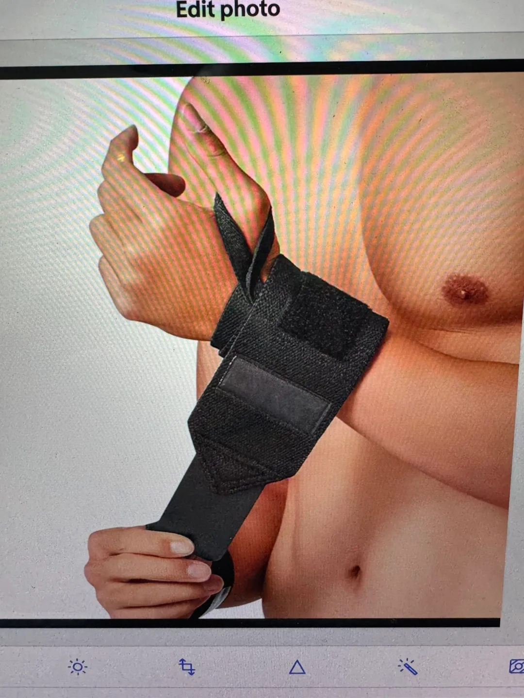 Wrist Wraps (1 pair) weightlifting Wrist Wraps (New) thumbnail